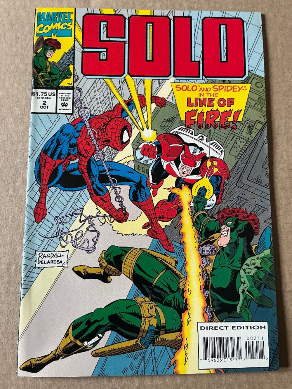 Marvel Comics Solo Issue #2 1994 Solo & Spider-Man